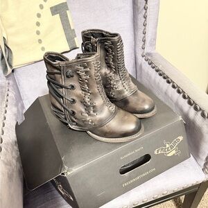 Freebird Black Ankle Boots